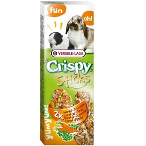 Versele-Laga Crispy Sticks Rabbits-Guinea Pigs Carrot & Parsley Flavour