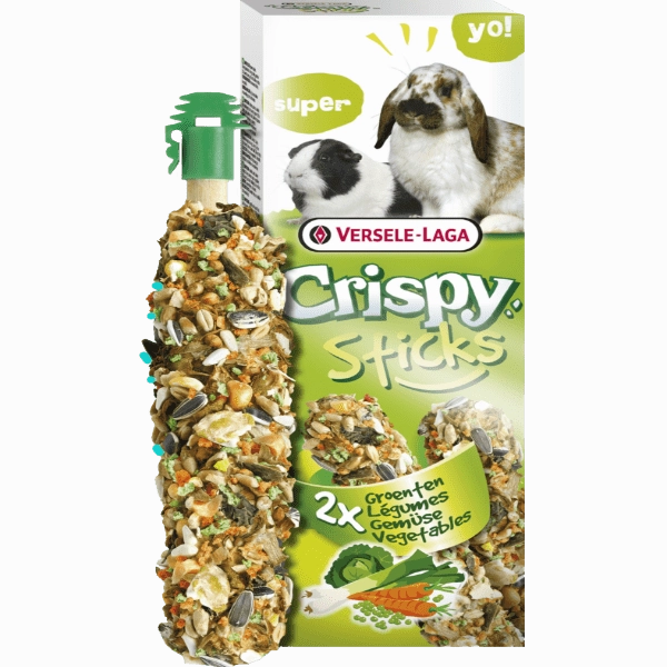 Versele-Laga Crispy Sticks Rabbits-Guinea Pigs Vegetable Flavour