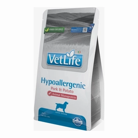 Vet Life - Canine Formula Prescription Diet - Hypoallergenic (Pork & Potato)