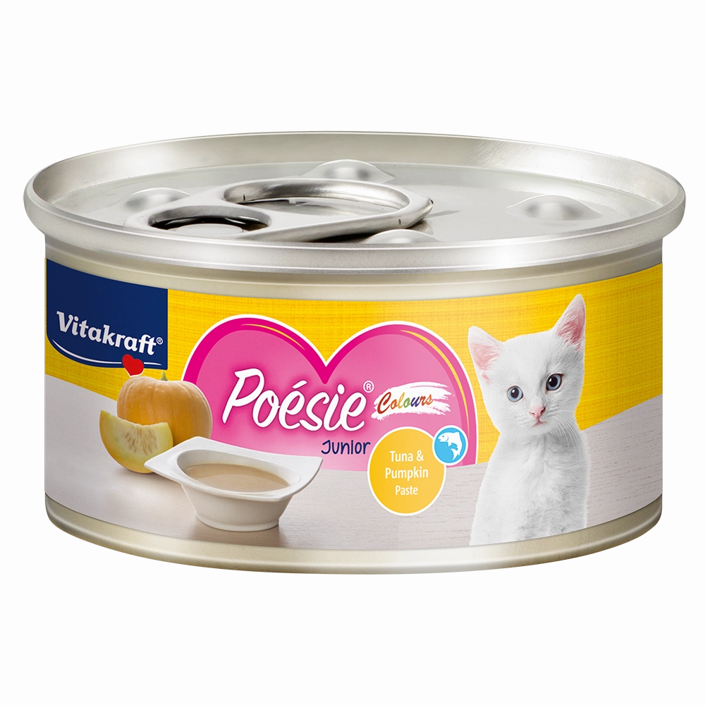 Vitakraft Cat Can Poesie Colours Junior - Tuna & Pumpkin Paste 70g