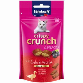 Vitakraft Cat Crispy Crunch with Duck & Aronia 60g