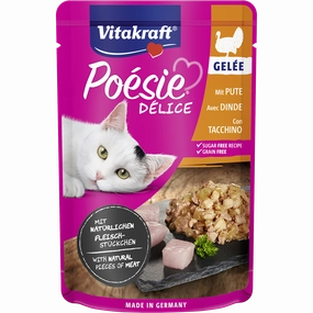 Vitakraft Cat Poesie Delice Jelly Turkey Breast 85g