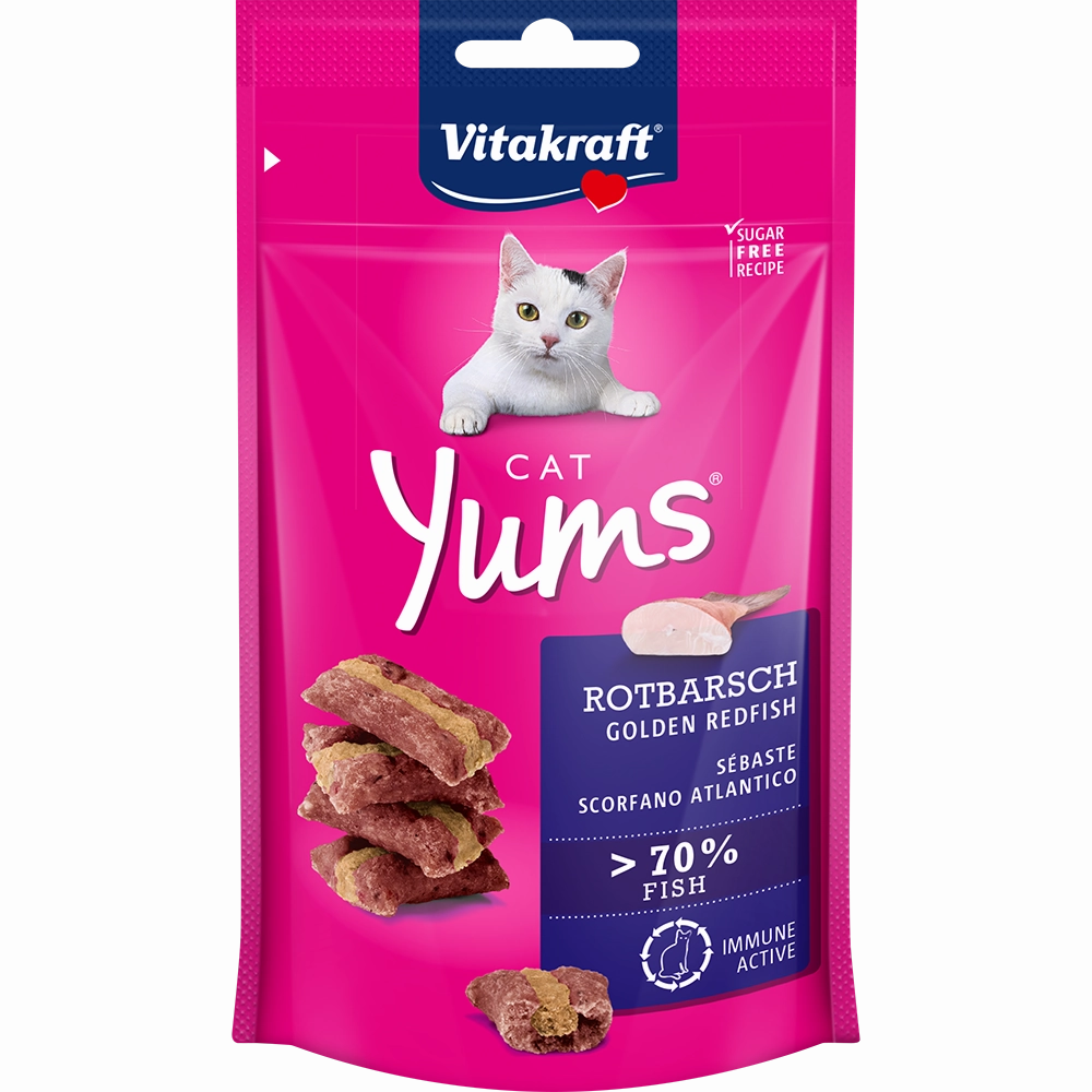 Vitakraft Cat Yums Golden Redfish 40g