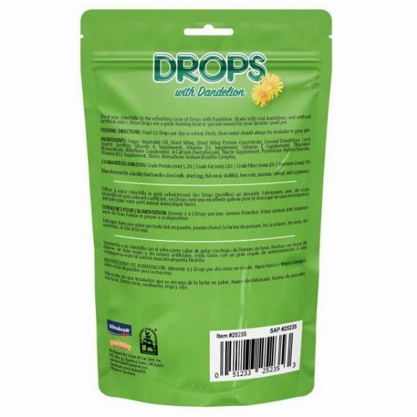 Vitakraft Dandelion Drops Chinchilla Treat
