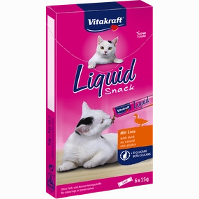 Vitakraft Liquid Snack with Duck   Beta-Glucans 6pcs