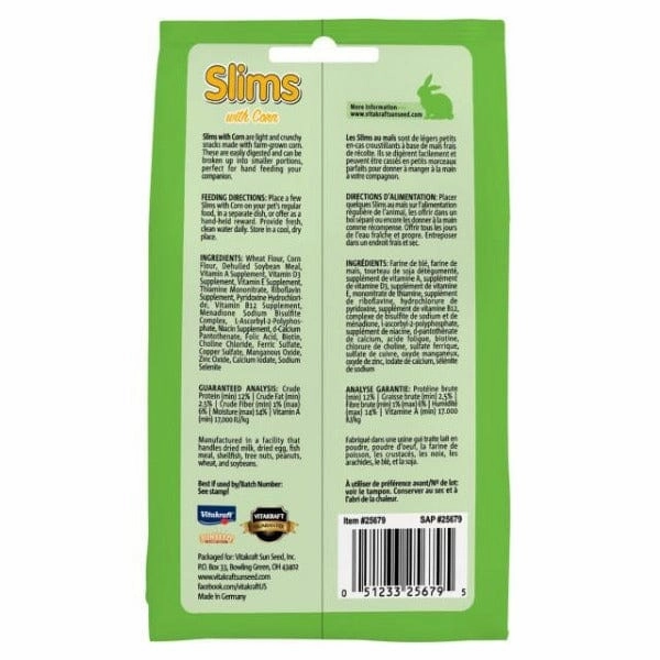 Vitakraft Slims Corn Nibble Stick Treats