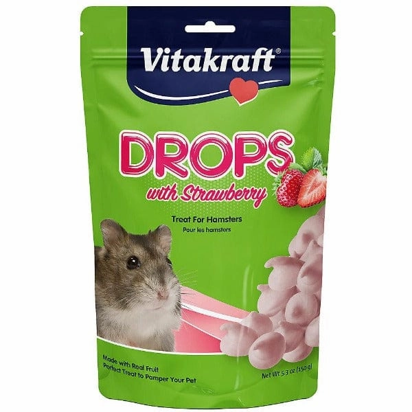 Vitakraft Strawberry Drops Hamster Treats