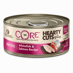 Wellness Cat Core Hearty Cuts - Shredded Whitefish & Salmon Recipe 5.5oz