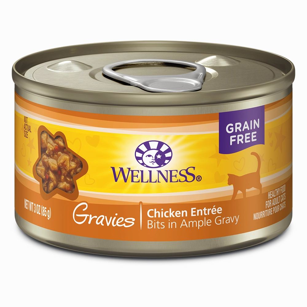 Wellness Cat Gravies Chicken Entree 3oz (EXPIRY 02 DEC 2025)