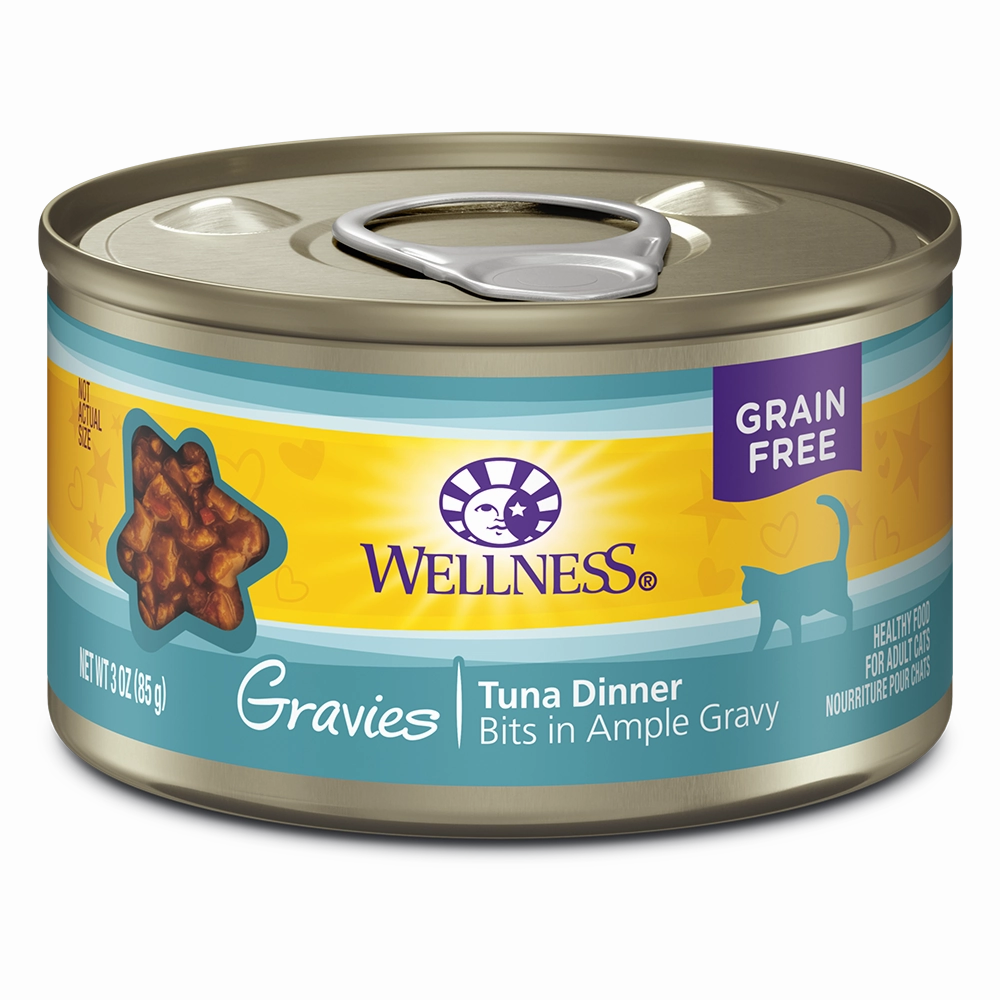 Wellness Cat Gravies Tuna Dinner 3oz (EXPIRY 7 JULY 2025)