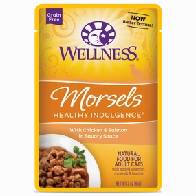Wellness Cat Healthy Indulgence Morsels - Chicken & Salmon 3oz
