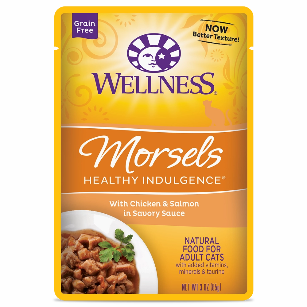 Wellness Cat Healthy Indulgence Morsels - Chicken & Salmon 3oz