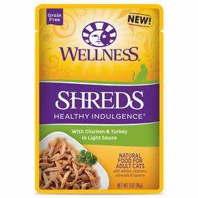 Wellness Cat Healthy Indulgence Shreds - Chicken & Turkey 3oz
