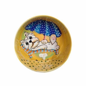 Westie 3 Dog Bowl