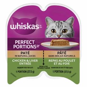 Whiskas Perfect Portions Chicken & Liver Pt Wet Cat Food