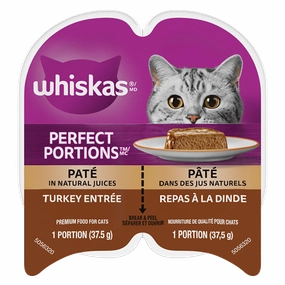 Whiskas Perfect Portions Turkey Pt Wet Cat Food