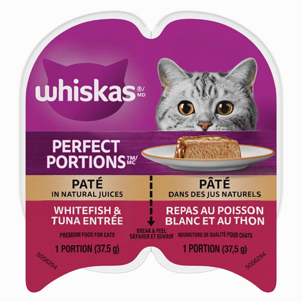 Whiskas Perfect Portions Whitefish & Tuna Pt Wet Cat Food