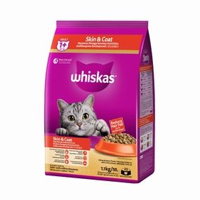 Whiskas Skin & Coat 1.1kg
