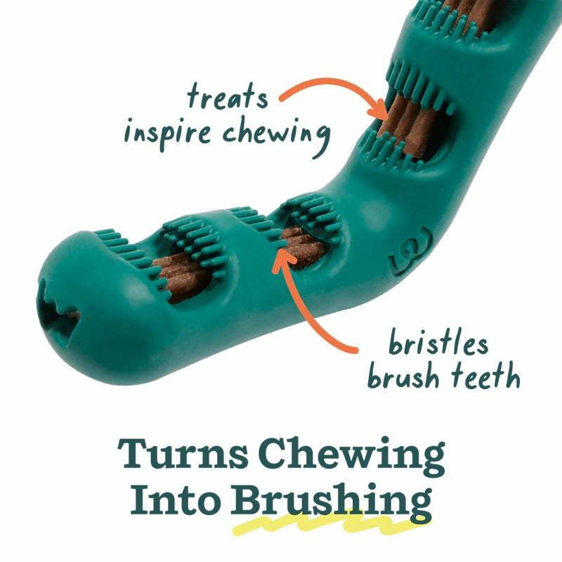 WOOF Bite n' Brush Dog Toy