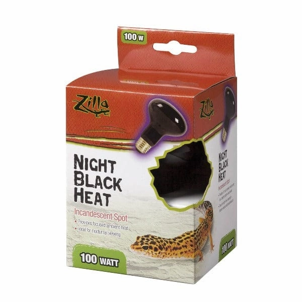 Zilla Incandescent Spot Bulbs; Night Black