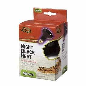 Zilla Incandescent Spot Bulbs; Night Black