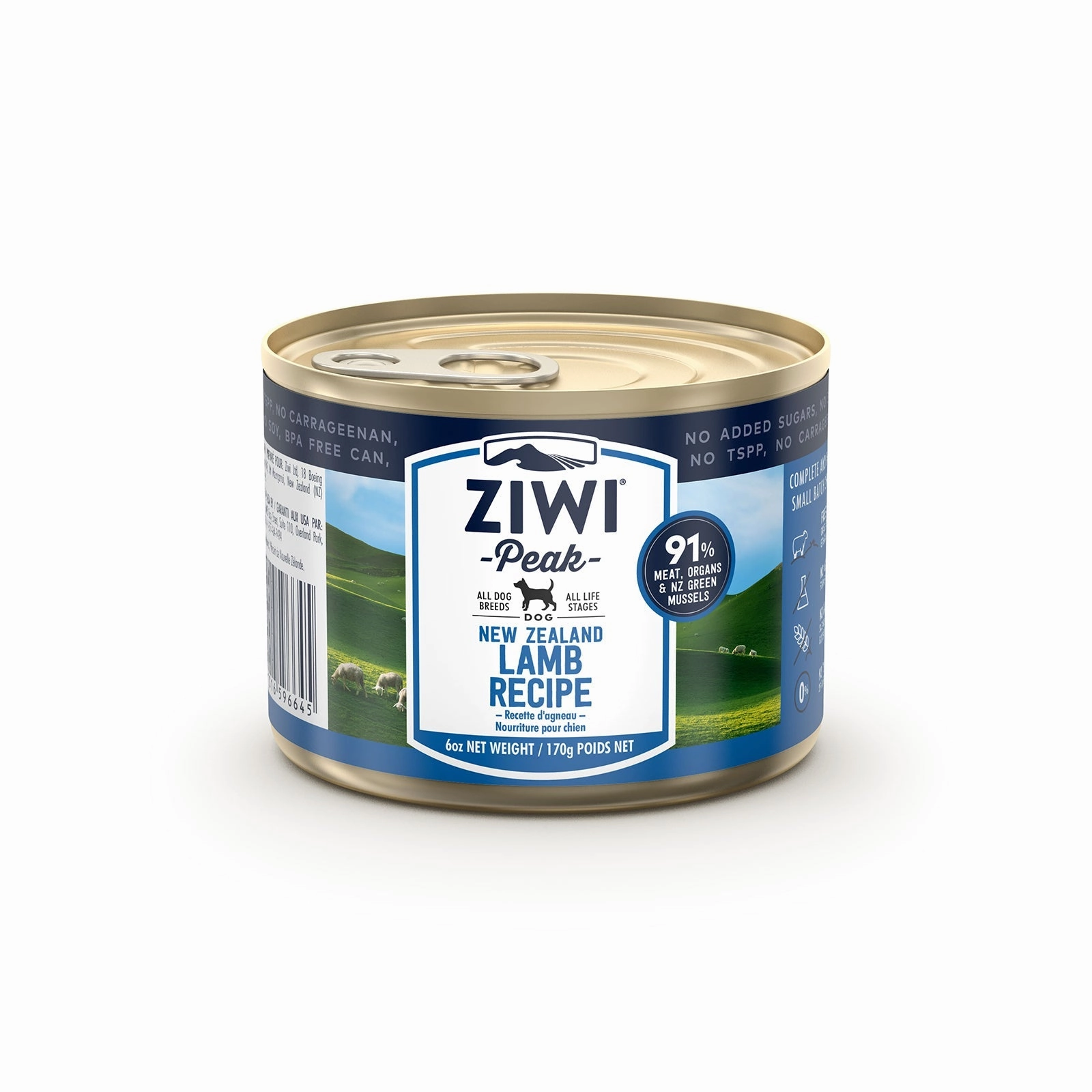 Ziwi Peak Dog Food Can Lamb