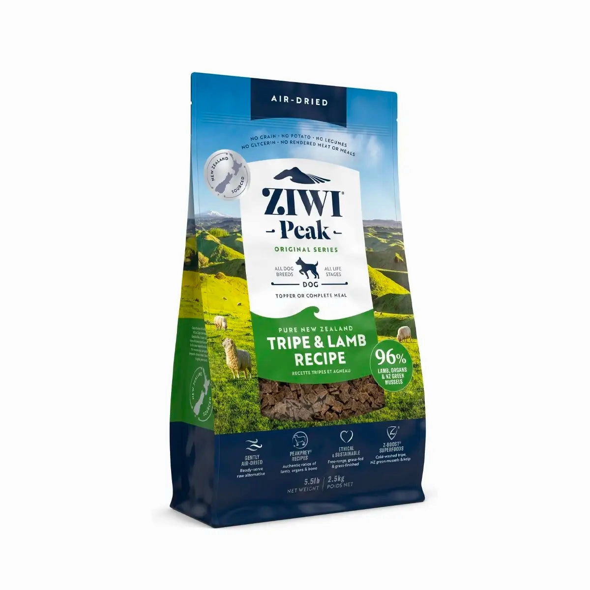 ZiwiPeak Air-Dried Dog Food - Tripe & Lamb