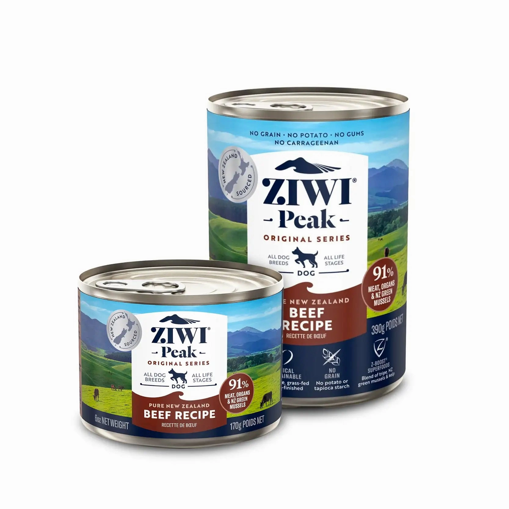 ZiwiPeak Moist Dog Food - Beef Recipe