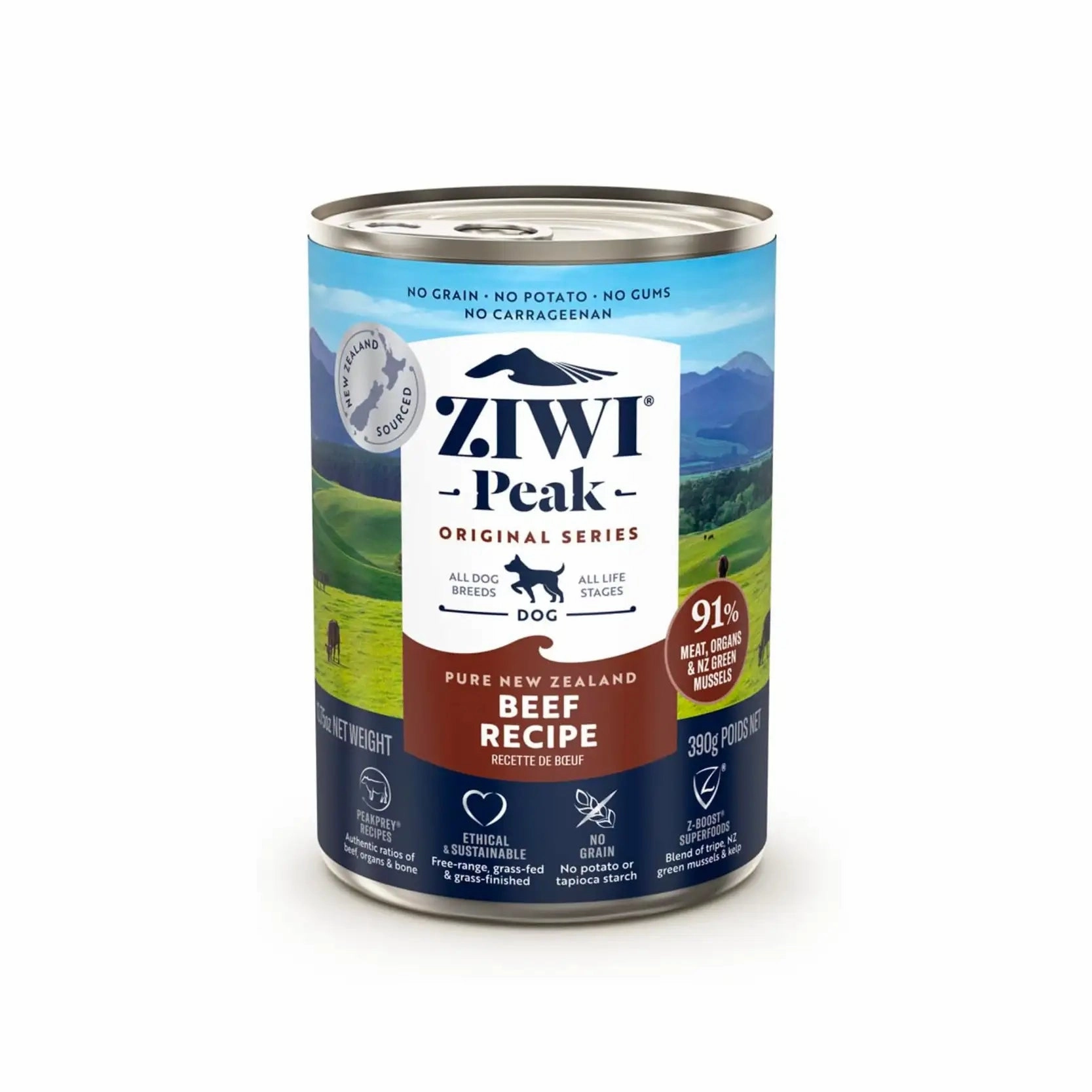 ZiwiPeak Moist Dog Food - Beef Recipe