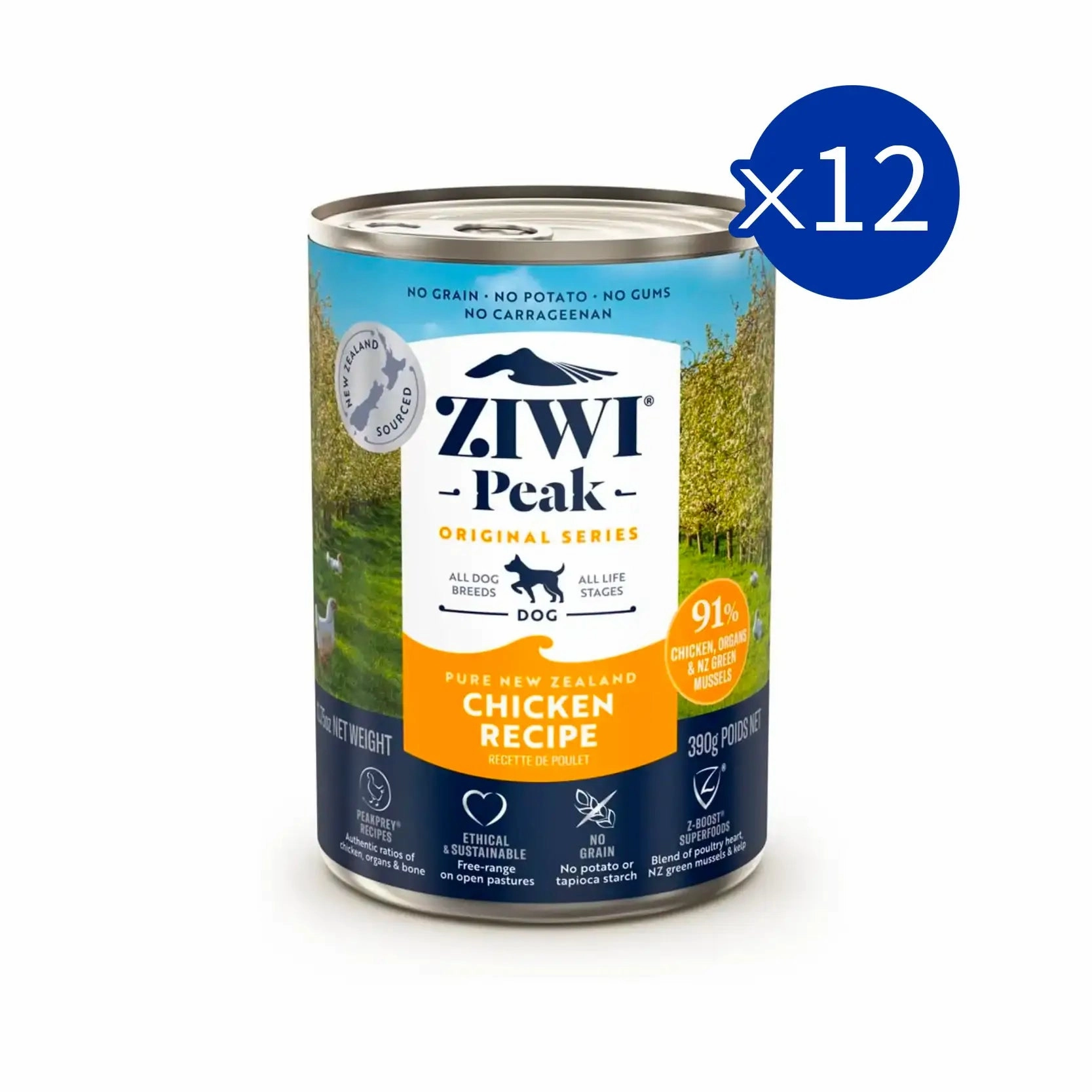 ZiwiPeak Moist Dog Food - Chicken Recipe