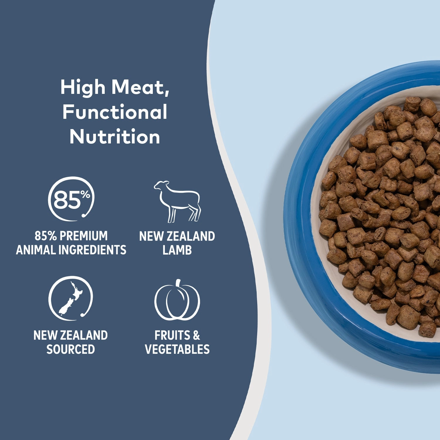 ZiwiPeak Steam & Dried Dog Food - Grass-fed Lamb with Green Vegetables Recipe