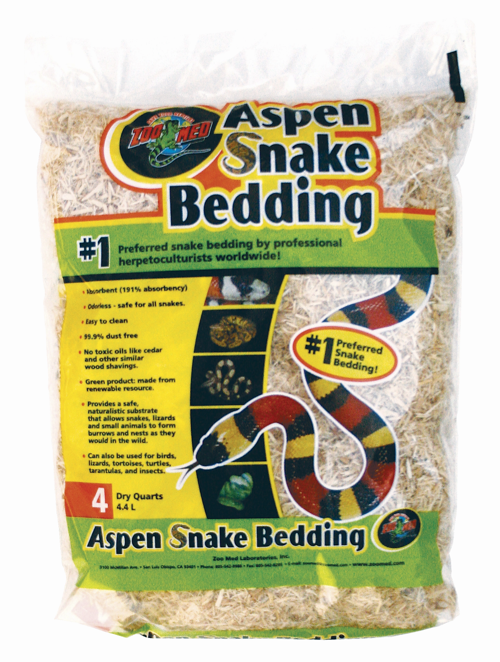 Zoo Med - Aspen Snake Bedding (4.4L)