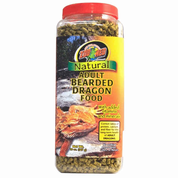 Zoo Med Natural Bearded Dragon Food; Adult Formula