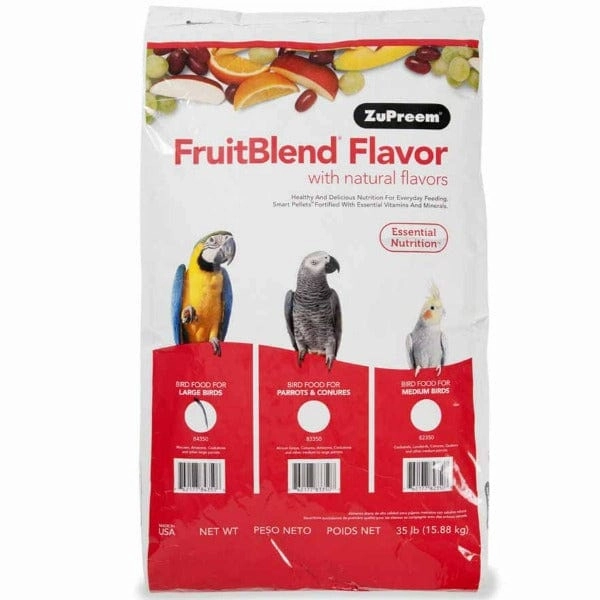 ZuPreem FruitBlend Flavor Bird Food, Large