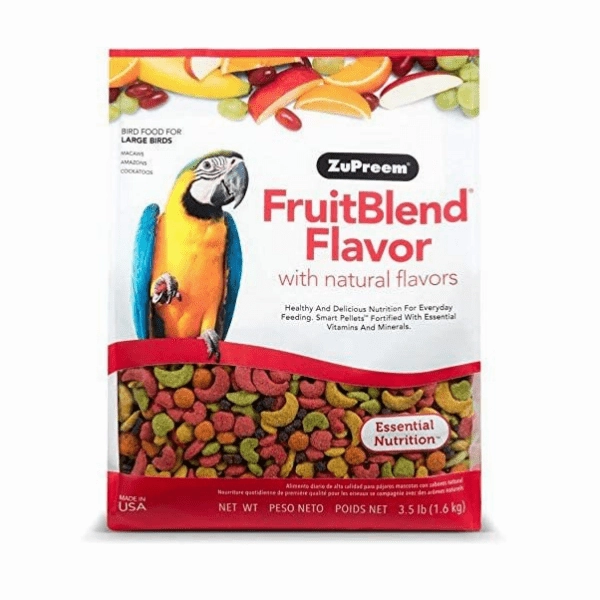 ZuPreem FruitBlend Flavor Bird Food, Large