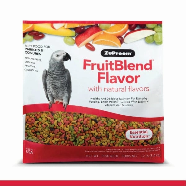 ZuPreem FruitBlend Flavor Bird Food, Parrots & Conures