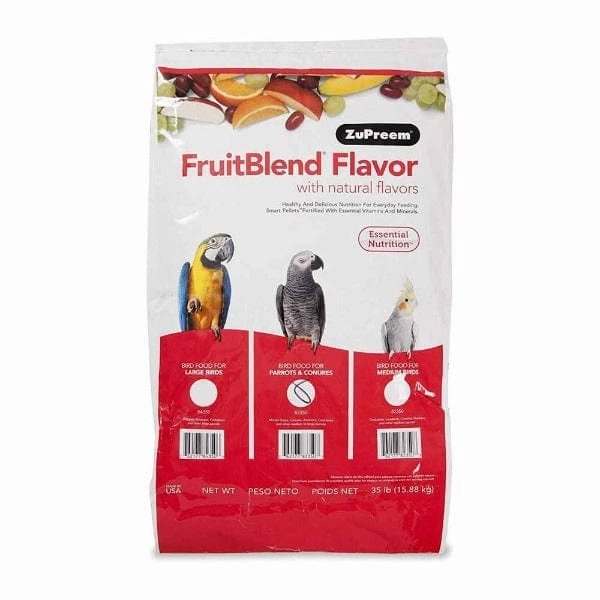 ZuPreem FruitBlend Flavor Bird Food, Parrots & Conures