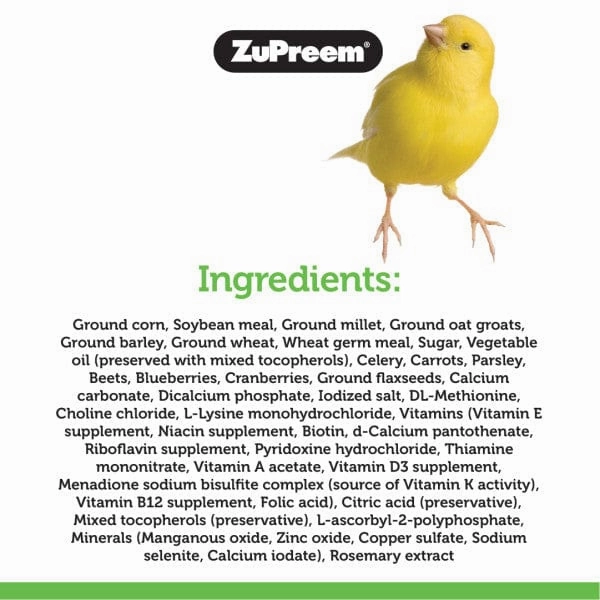 ZuPreem Natural Bird Food, Small