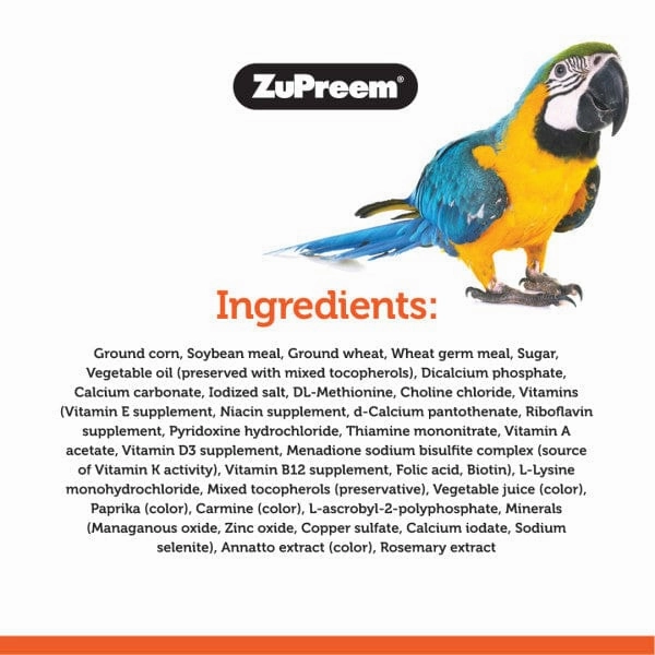 ZuPreem PastaBlend Bird Food, Large