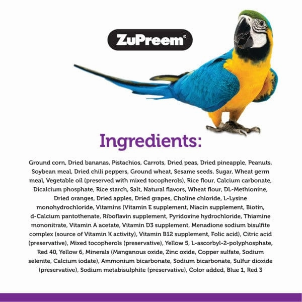 ZuPreem Pure Fun Bird Food, Large