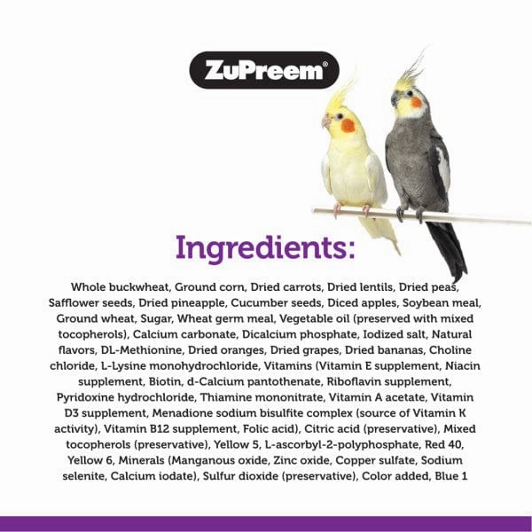 ZuPreem Pure Fun Bird Food, Medium