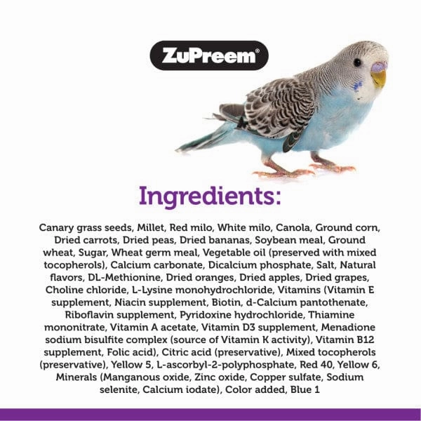 ZuPreem Pure Fun Bird Food, Small