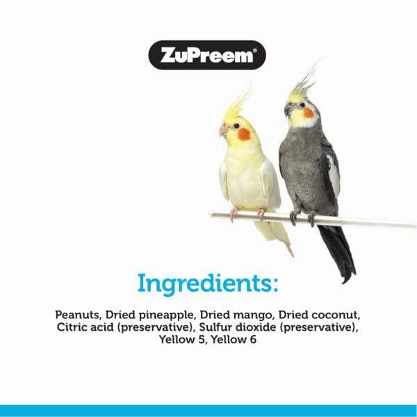 ZuPreem Real Rewards Tropical Mix Bird Treats, Medium
