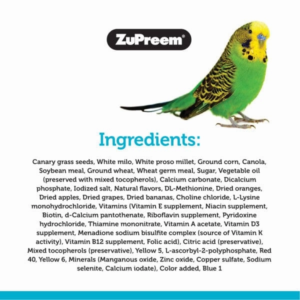 ZuPreem Sensible Seed Bird Food, Small