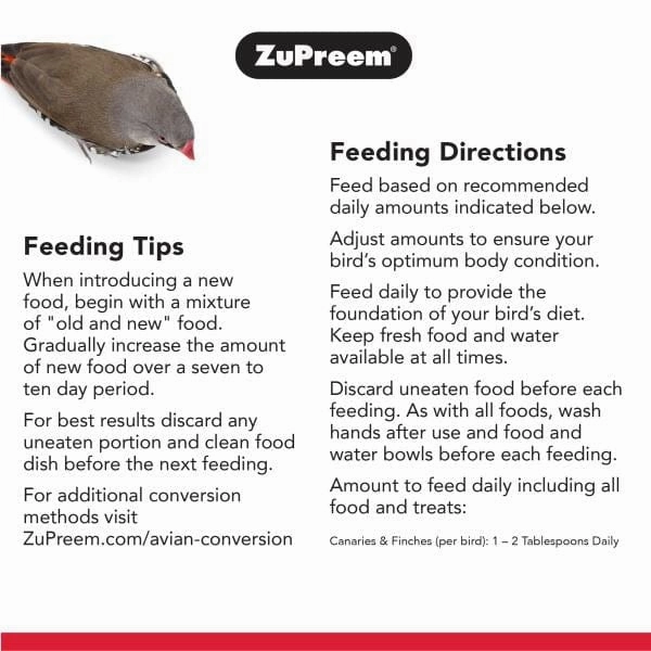 ZuPreem Smart Selects Bird Food, Very Small