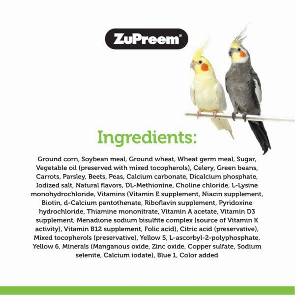 ZuPreem VeggieBlend Bird Food, Medium